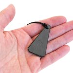 pendant in the form of a elongated trapezoid in the hand 2