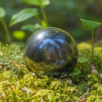 black shungite sphere large from russia
