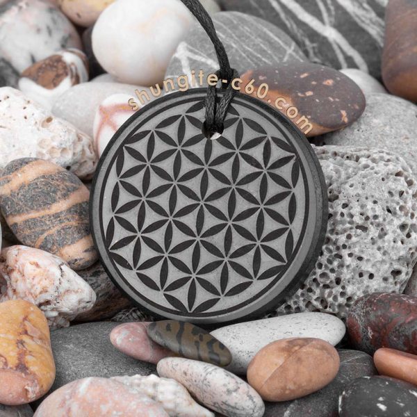 flower of life pendant engraved necklace picture