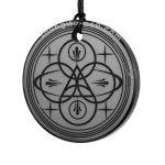 mandala necklace vision engraved
