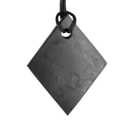 shungite pendant Rhombus from Russia