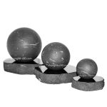 shungite sphere unpolished made of natural stone