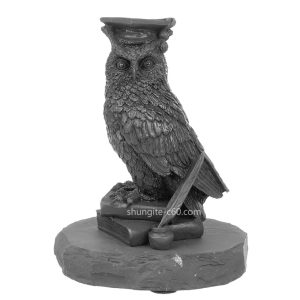 Figurine made of shungite wise owl