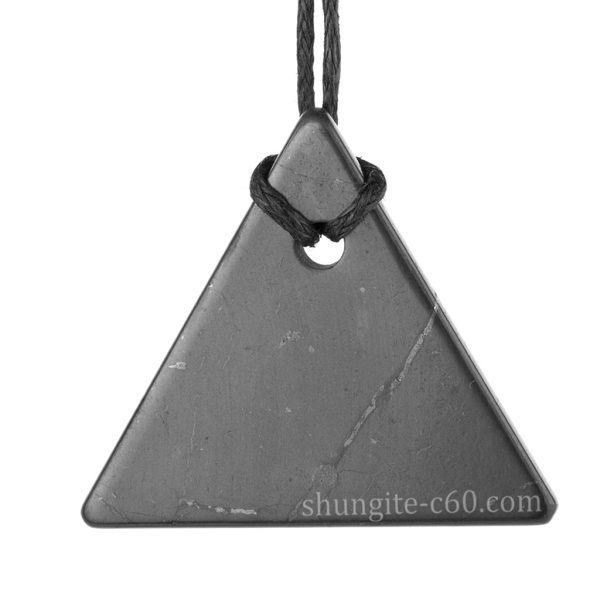 shungite pendant triangle