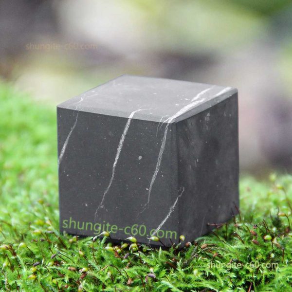 shungite cube unpolished surface
