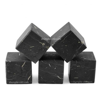 shungite stone cube unpolished