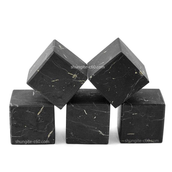 shungite stone cube unpolished