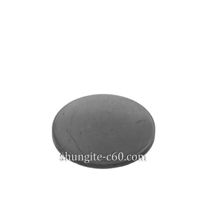 shungite stone round plate