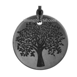 shungite pendant tree of life
