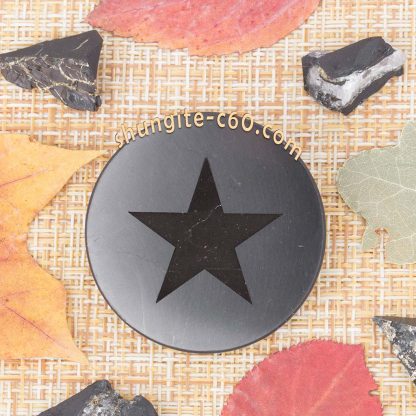 shungite plate shield 5g with engraved star