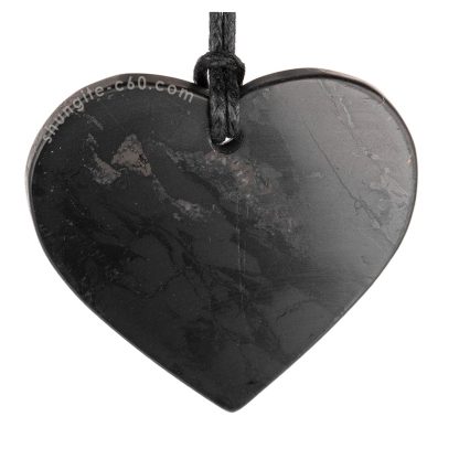 heart black stone jewelry