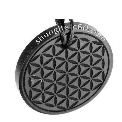 top view of a stone jewelry flower pattern