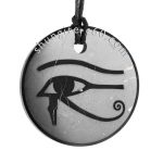 shungite pendants engraved eye of horus