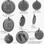 authentic shungite stone necklaces different diameter