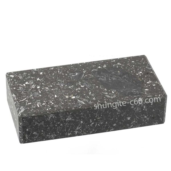 shungite brick made of real shungite stone