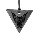 Shungite engraved Owl necklaces