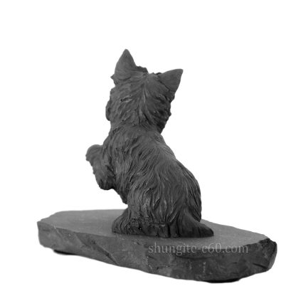 yorkshire terrier statue of shungite