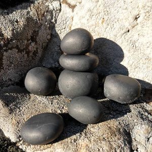 shungite pebbles from Karelia