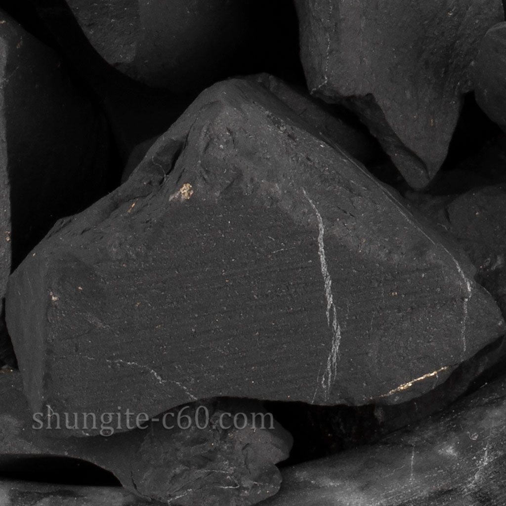black shungite mineral
