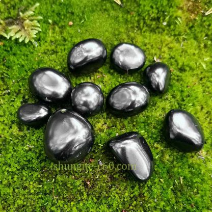shungite smooth stones from russia