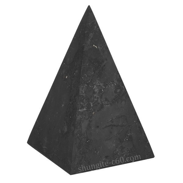 shungite tall pyramid for protection