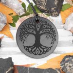 celtic tree of life shungite necklace