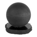 shungite crystal ball with stand