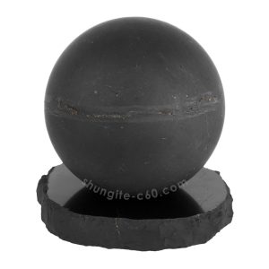 shungite crystal ball with stand