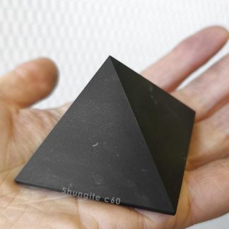 black shungite pyramid 5 cm
