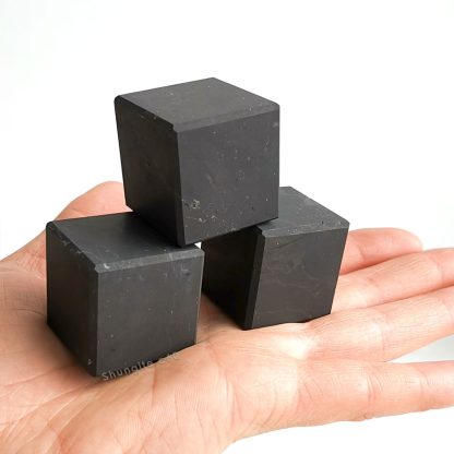 black shungite cube for sale from Karelia