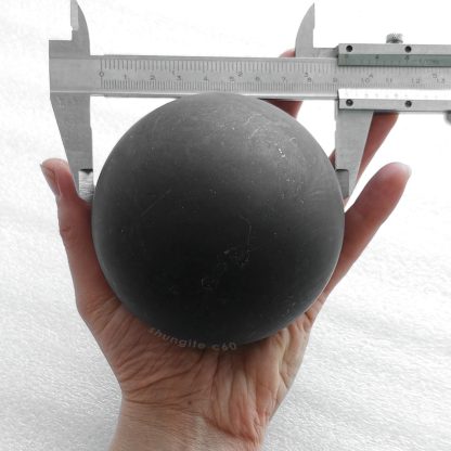 shungite sphere unpolished crystal 90 mm