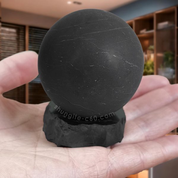 black crystal ball 2 in
