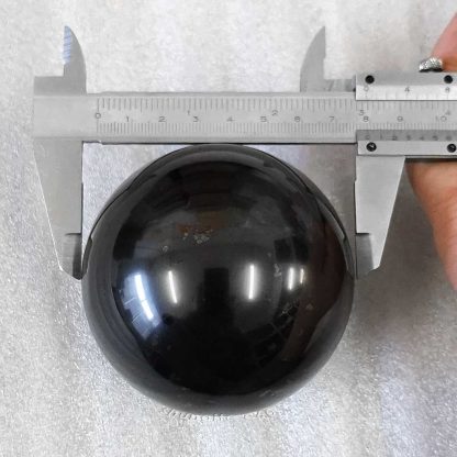 polished shungite sphere for sale big diameter 8 cm