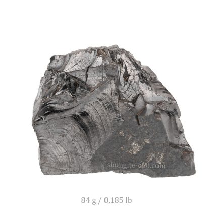 fullerene shungite rough mineral from Karelia, Russia