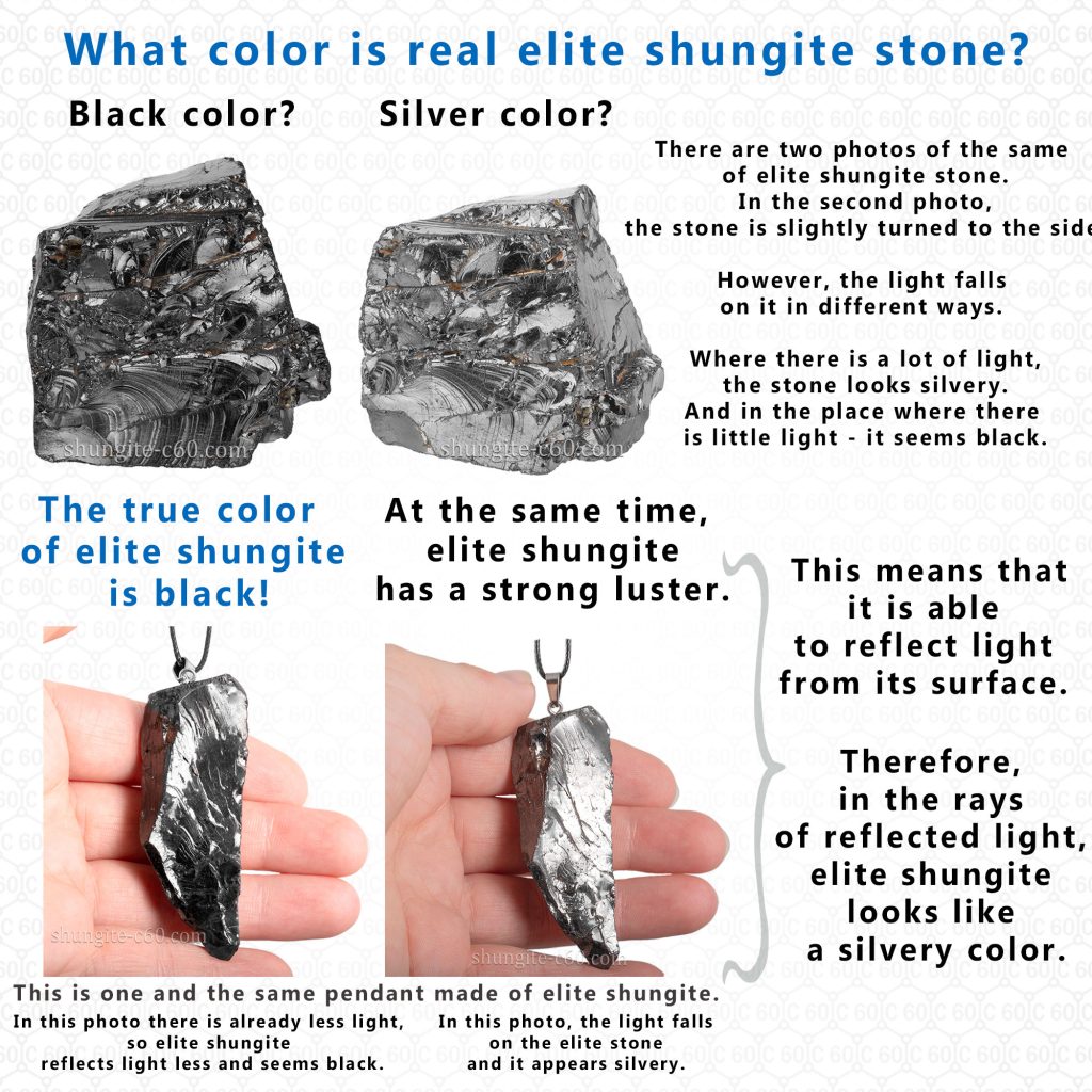 What color is elite shungite?