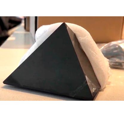 shungite pyramids set of 10 cm