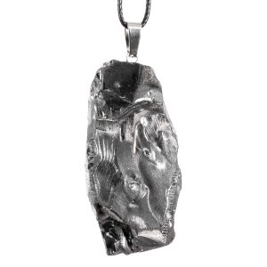 buy silver shungite pendant from Karelia