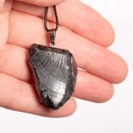 karelian stone pendant made of shungite emf protection lot 24