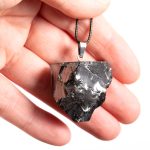 Crystal Necklace for Anxiety of elite shungite mineral