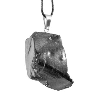 Helpful stone pendant made of elite shungite lot 21